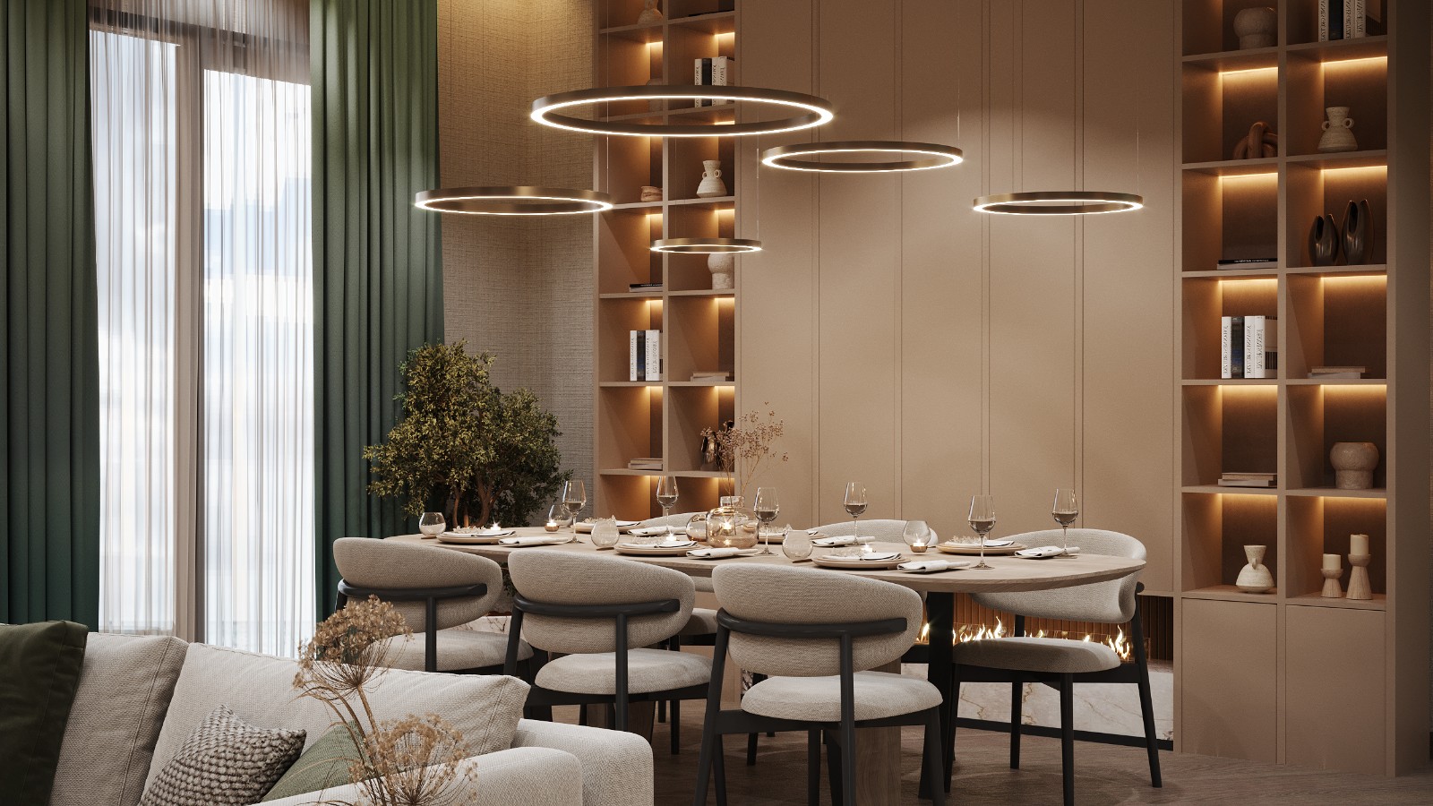 PENTHOUSE - Two Bedroom (sea view + balcony + sofa)